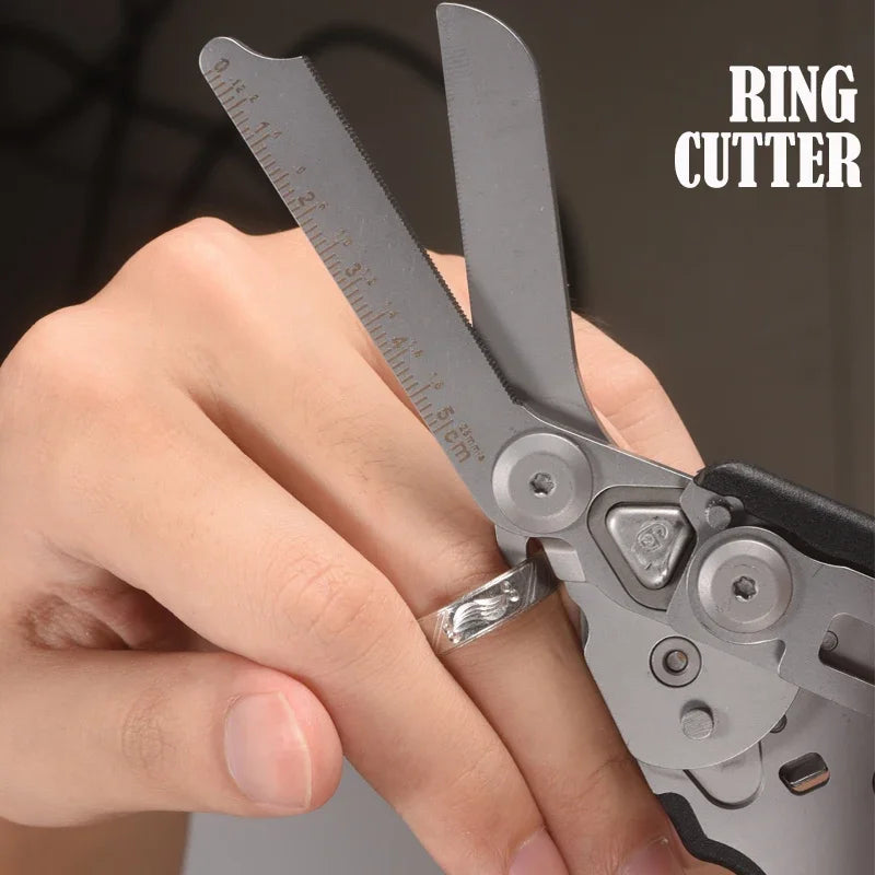 Multifunctional Tactical Pliers Outdoor Camping Rescue Survival Tools Medical Trauma Scissors Folding Stainless Steel Scissors