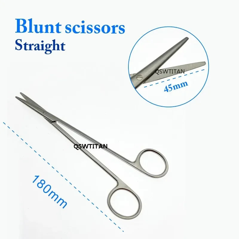 Nasal Blunt scissors Operating Nasal Department Double eyelid Surgical scissors Stainless steel