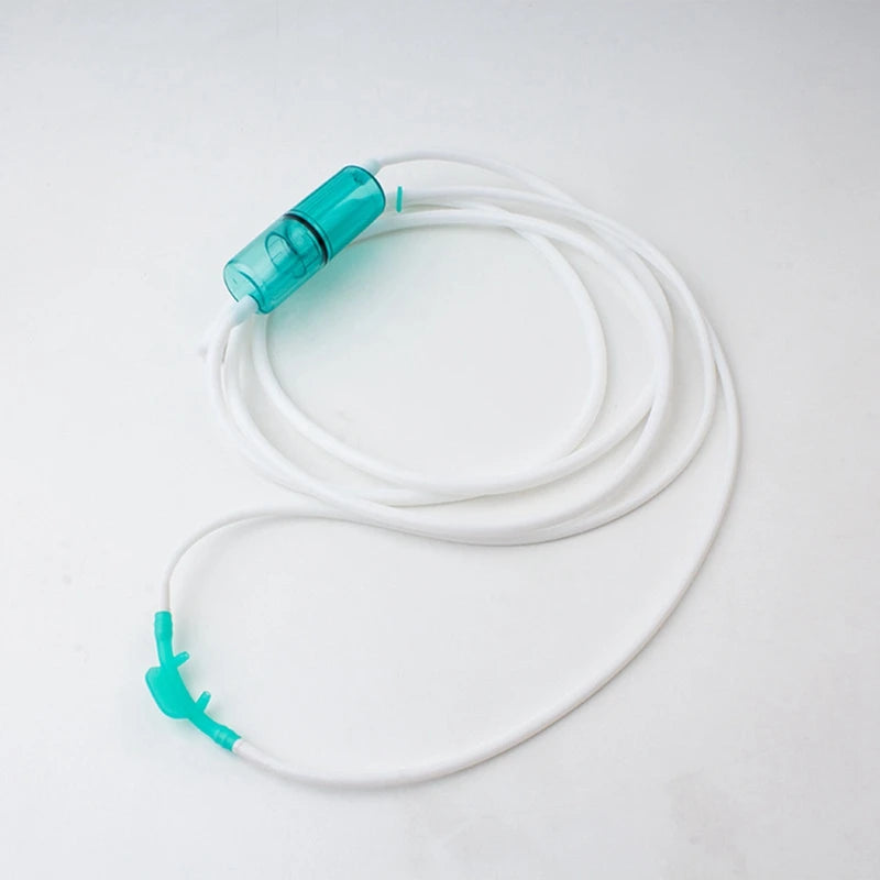 1 Piece Oxygen Tube, Nasal Oxygen Cannula Made Of Silicone Material White Easy To Use And Clean 3 Meter