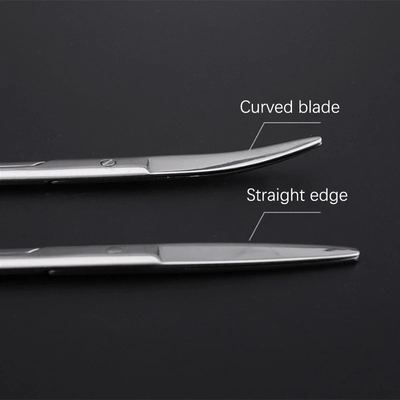 16 cm Animal Veterinary Vet Medical Stainless Steel Surgical Scissors Straight curved Tip Haircut Scissors