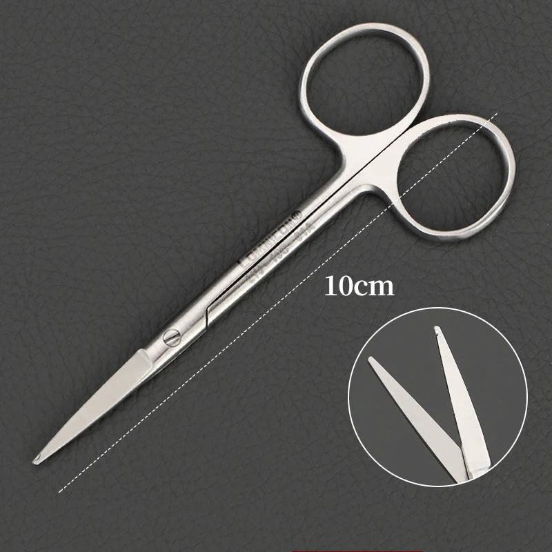Stainless Steel Remove Suture Scissors Nurse Scissors Stitch Scissors Medical Surgical Scissors Straight/Curved 1pcs