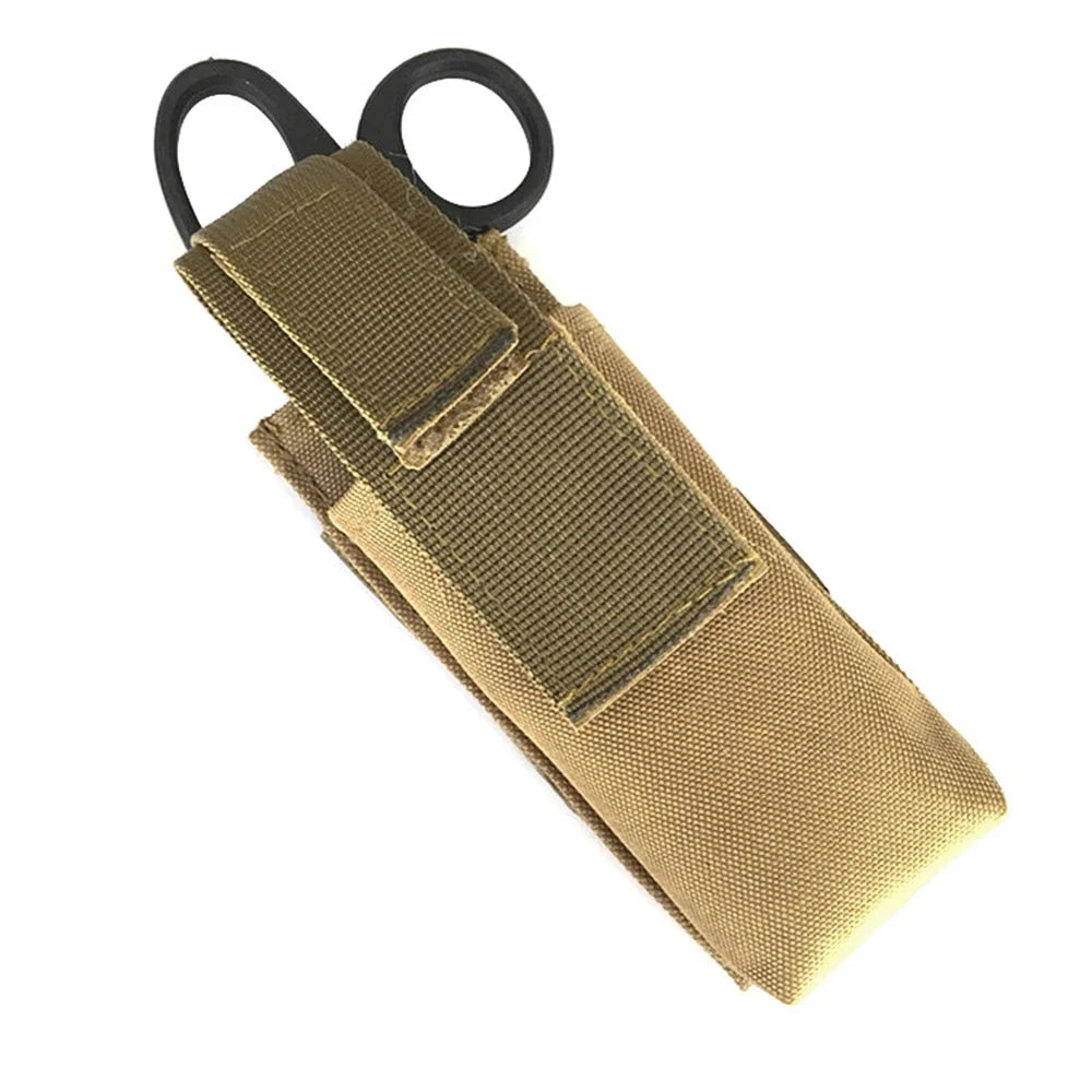 Horizontal Tourniquet Pouch Holder Molle Medical Large Scissors Bag Outdoor Sports Accessories Small Hanging Package