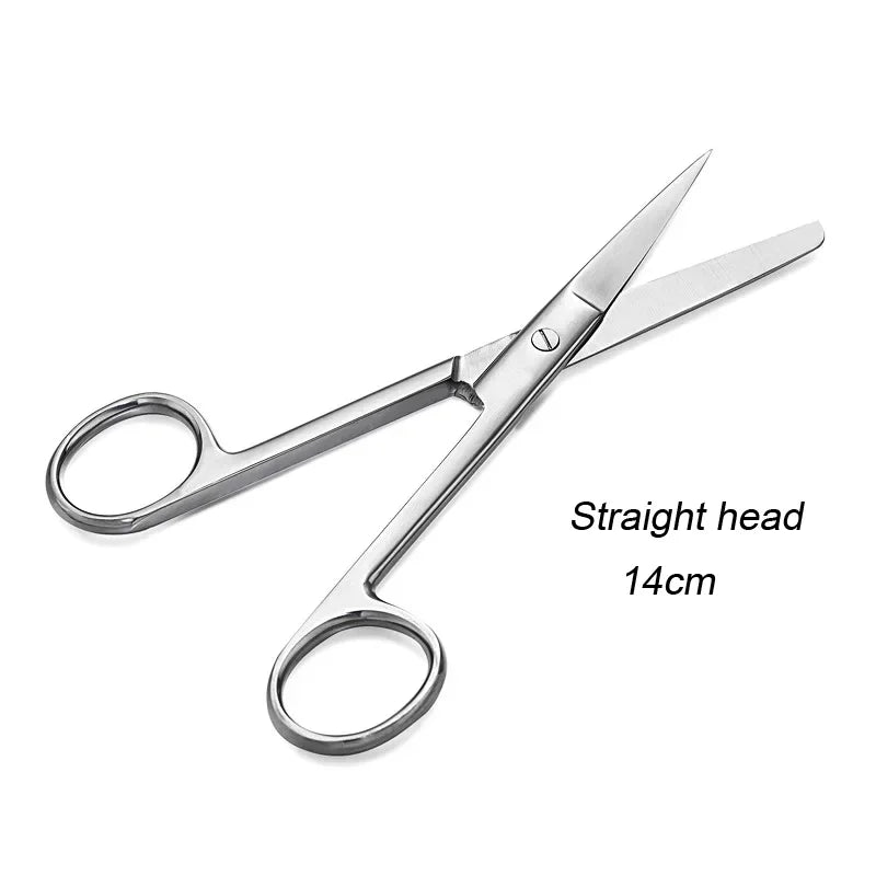 Stainless Steel Remove Suture Scissors Nurse Scissors Stitch Scissors Medical Surgical Scissors Straight/Curved 1pcs