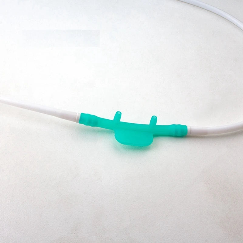 1 Piece Oxygen Tube, Nasal Oxygen Cannula Made Of Silicone Material White Easy To Use And Clean 3 Meter