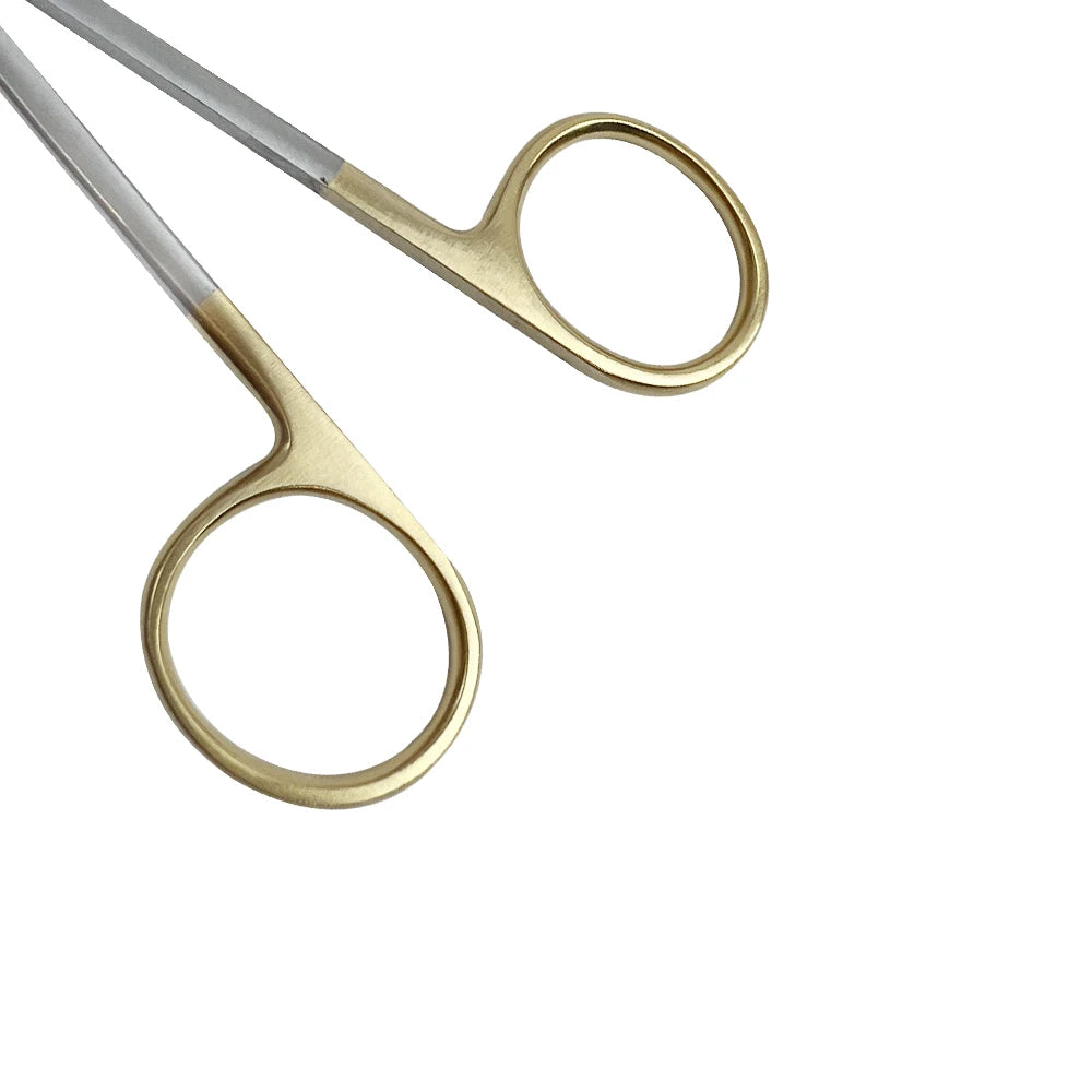 1 pcs Medical Stainless Steel Surgical Scissors Straight curved Tip Forceps Medical Dental Surgical Scissors12*4.5cm