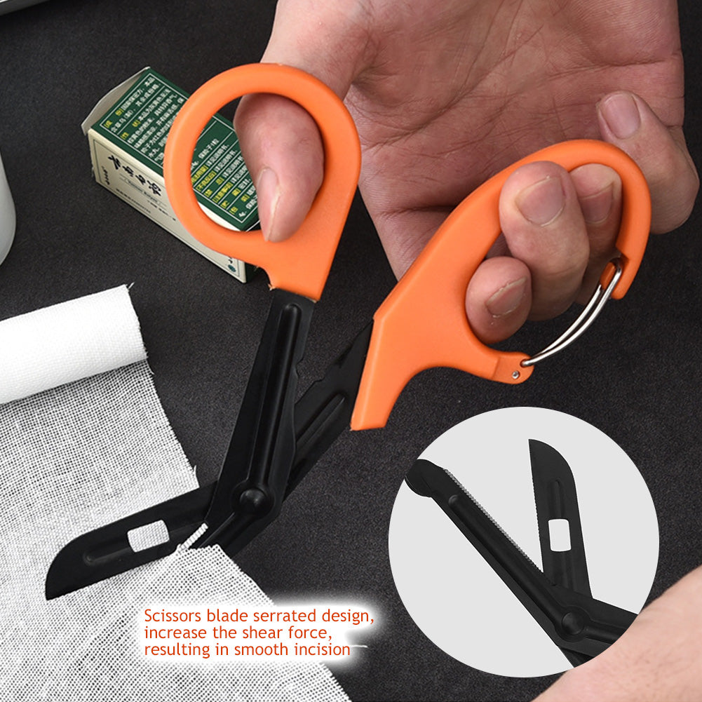 Outdoor Survive Paramedic Medical Rescue Scissor Trauma Gauze IFAK Emergency First Aid Shear Nurse Utility Camp Hike Home Tijera