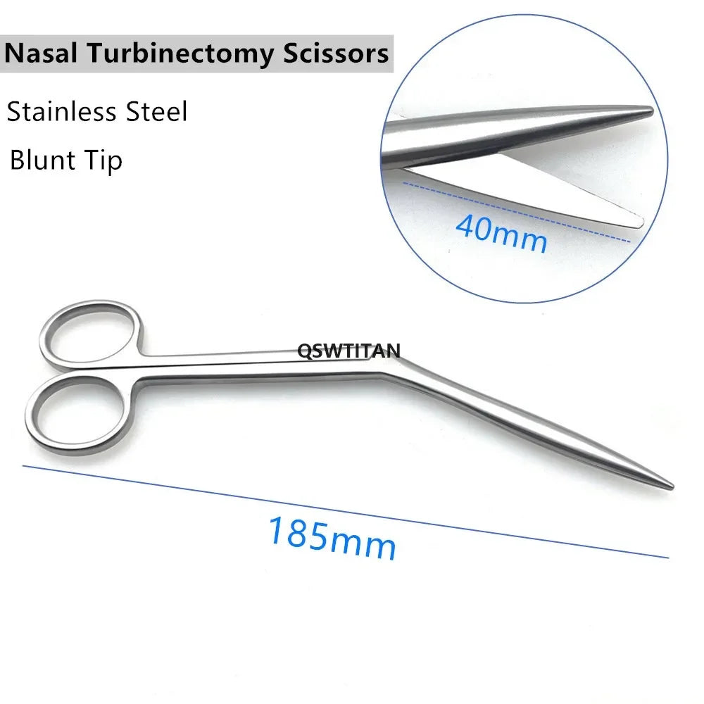 Nasal Scissors Rhinoplasty Surgical Scissors Sharp Edge Operating Surgical Instrument Stainless Steel 1pcs