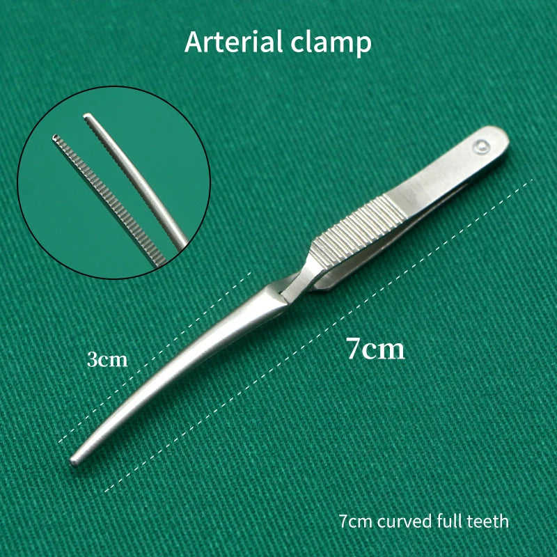 Surgical Experiment Medical Micro Arterial Clamp Venous Clamp Hemostatic Forceps