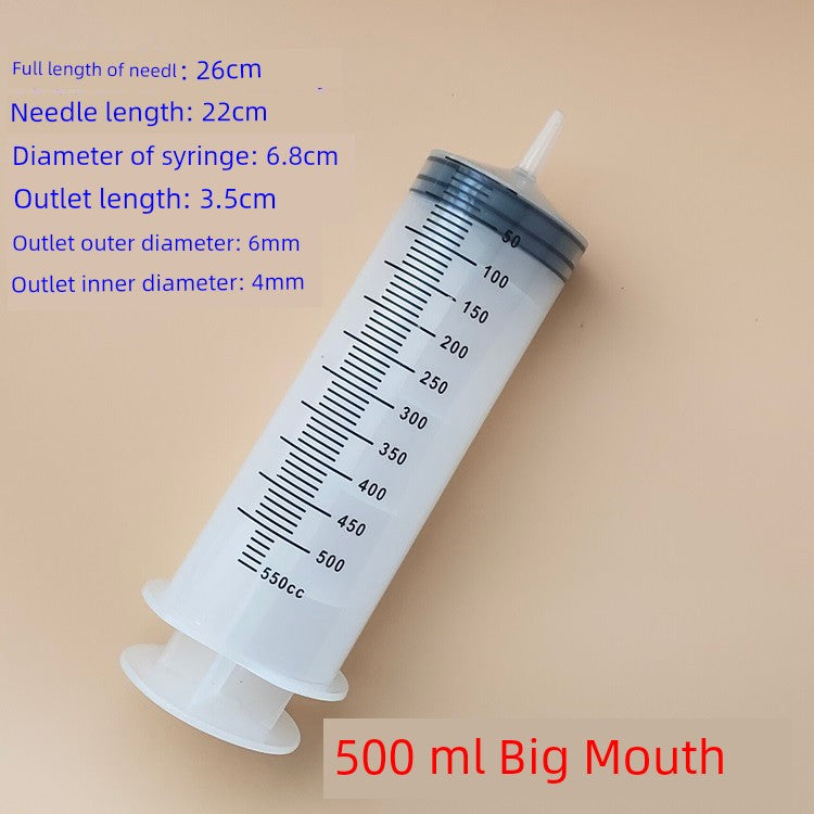 Large Mouth Large Capacity Syringe Syringe Syringe Flusher Feeder Nasal Feeding Enema Perfusion Liquid Food Booster 20