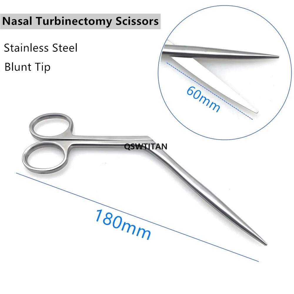 Nasal Scissors Rhinoplasty Surgical Scissors Sharp Edge Operating Surgical Instrument Stainless Steel 1pcs