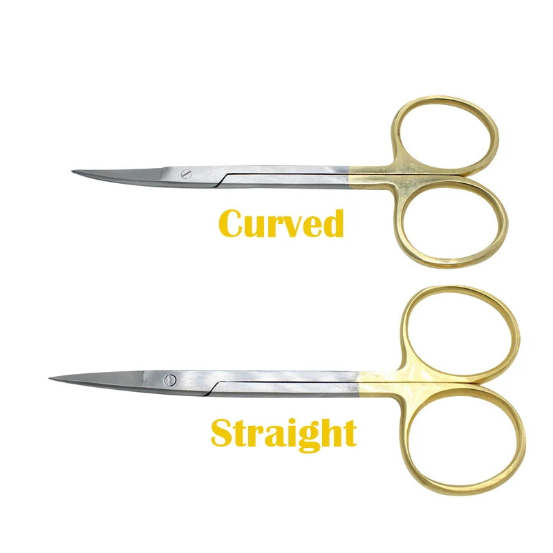 Dentist Curved Hemostatic Forceps Stainless Steel Fishing Forceps Medical Dental Surgical Scissors Stainless Steel Straight