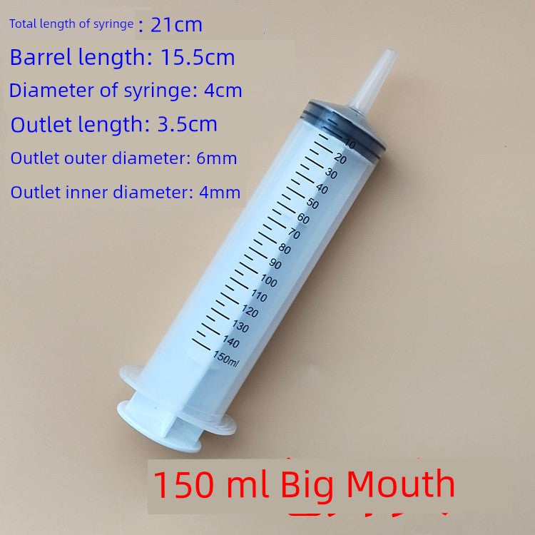 Large Mouth Large Capacity Syringe Syringe Syringe Flusher Feeder Nasal Feeding Enema Perfusion Liquid Food Booster 20