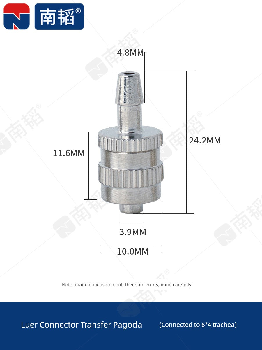Nantao Laboratory Hose Adapter Syringe Pagoda