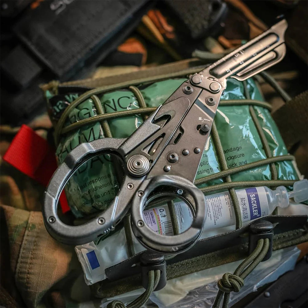 SOG ParaShears Professional Medical/Rescue Folding Scissors Tactical Multi-tools Outdoor Survival Hand Tools Emergency Scissors