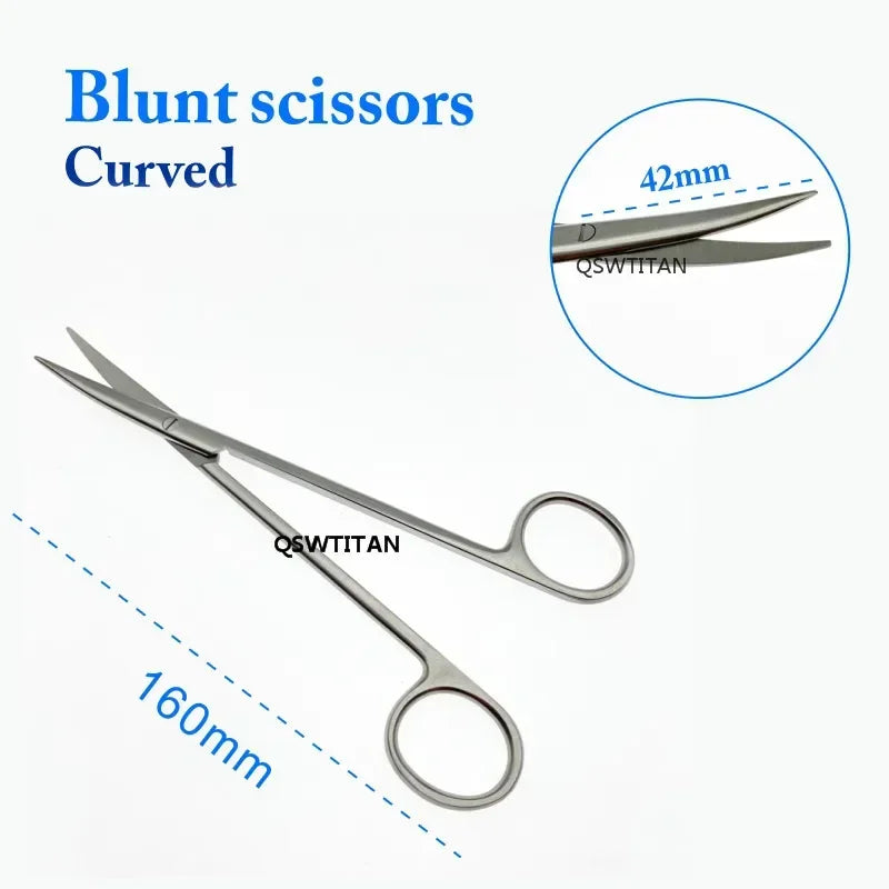 Nasal Blunt scissors Operating Nasal Department Double eyelid Surgical scissors Stainless steel