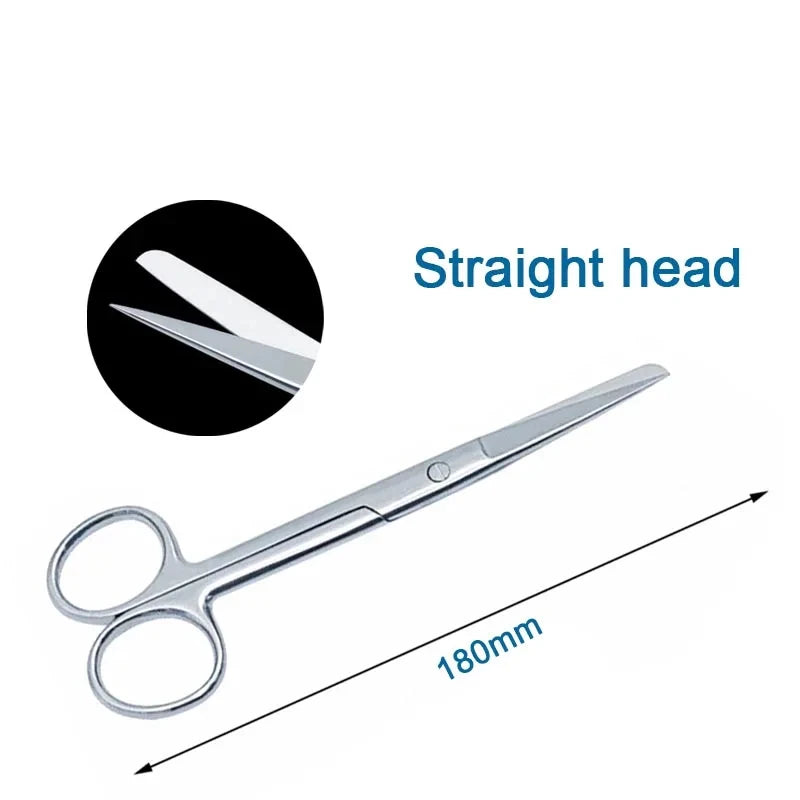 Stainless Steel Remove Suture Scissors Nurse Scissors Stitch Scissors Medical Surgical Scissors Straight/Curved 1pcs