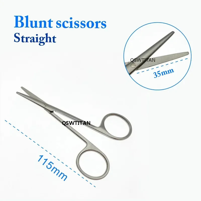 Nasal Blunt scissors Operating Nasal Department Double eyelid Surgical scissors Stainless steel
