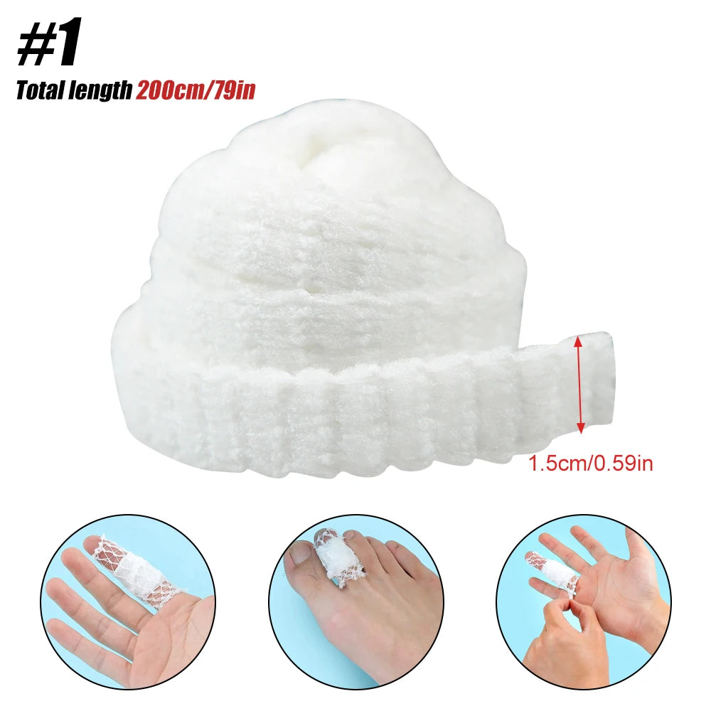 1 Roll Fix Net Tubular Bandage Elastic Net Dressing Breathable Tubular Gauze Stretch Bandage for Wrist Forearm Elbow Wound