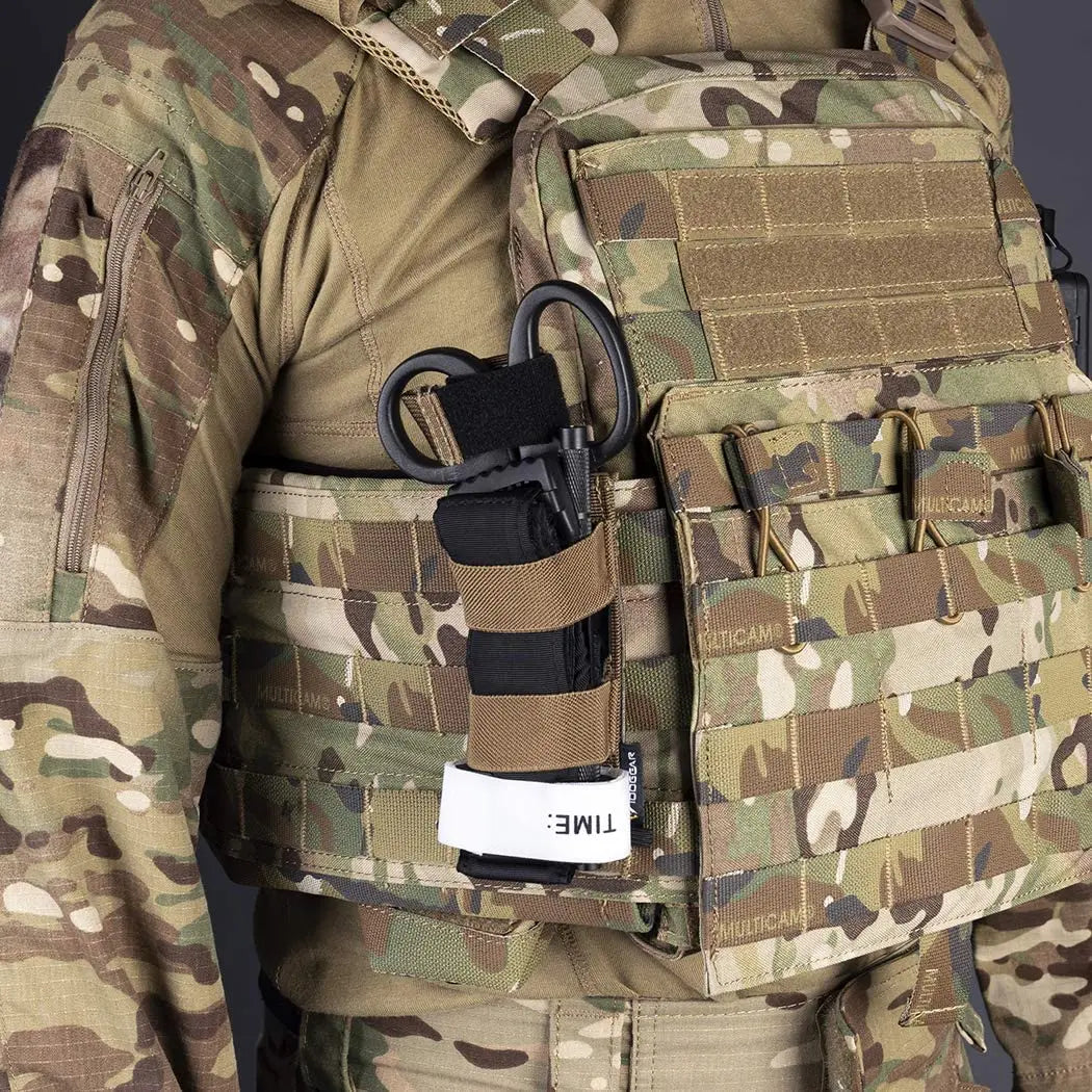 Tactical Medical Kit Molle Tourniquet Pouch with Tourniquet & Shears Outdoor Ifak Pouch Shears Pouch with Tourniquets Scissors