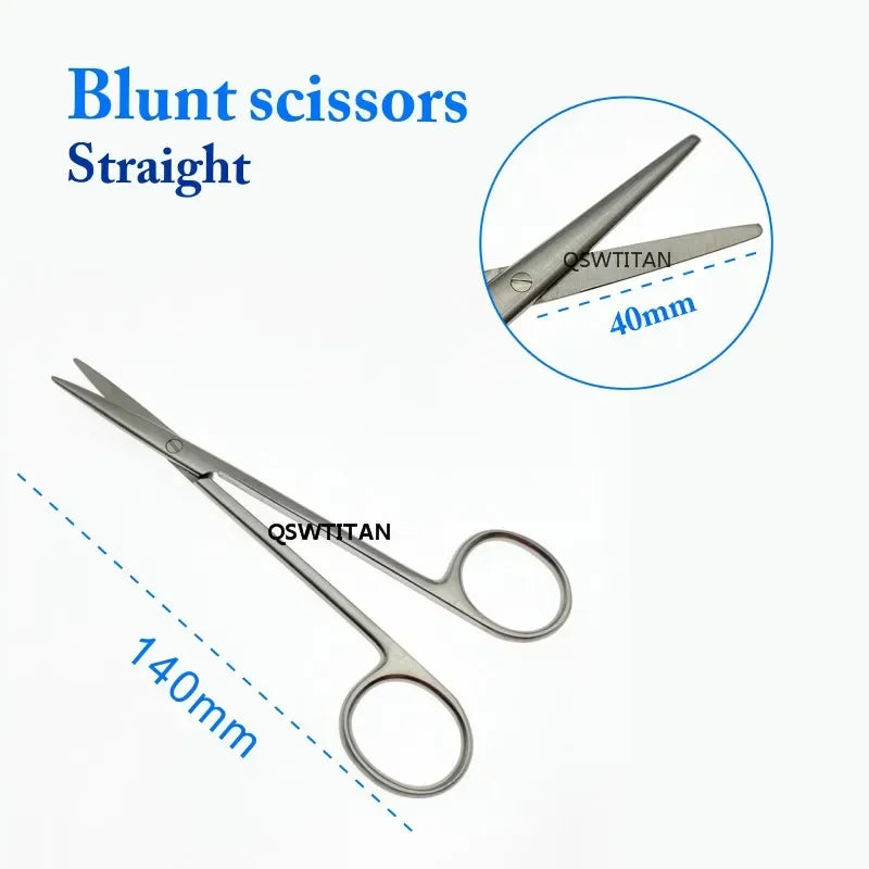 Nasal Blunt scissors Operating Nasal Department Double eyelid Surgical scissors Stainless steel