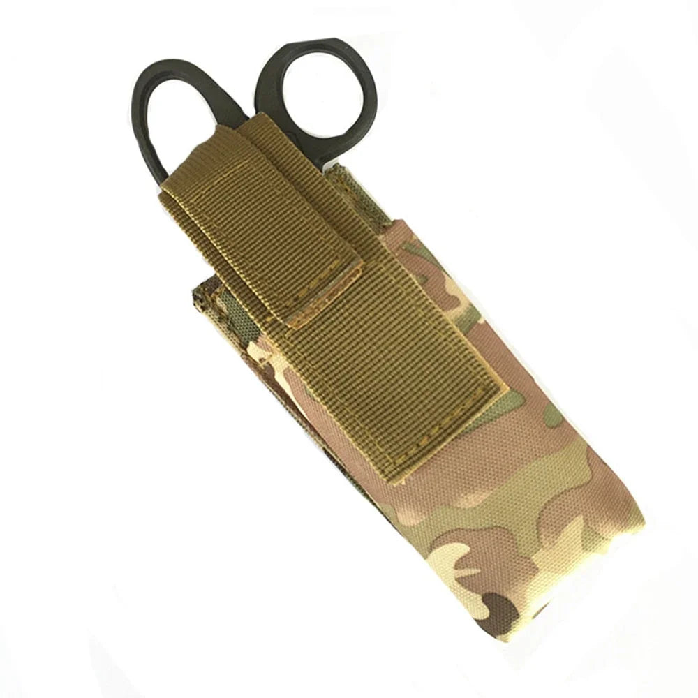 Horizontal Tourniquet Pouch Holder Molle Medical Large Scissors Bag Outdoor Sports Accessories Small Hanging Package