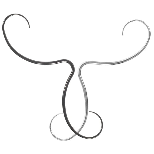2 Pcs Mustache Nasal Septum Steel Nose Ring Rings Silver Piercing for Women Jewelry Piercings