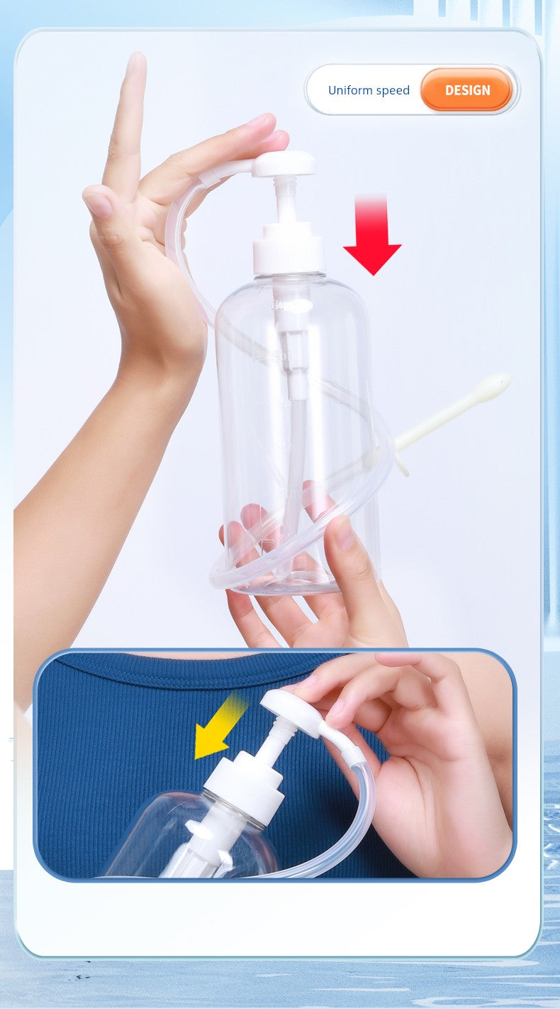 Sausage Clearing Handy Gadget For Home Syringe for Men and Women Neutral Constipation Relaxing Syringe Vaginal Anal Cleaning Tool