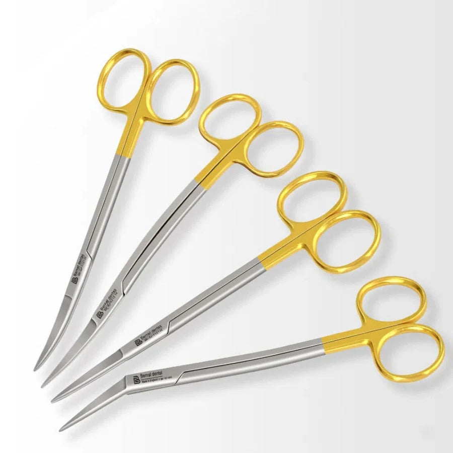 Dental Stainless Steel Straight and Curved Medical Dental Surgical Scissors Ophthalmic scissors Stainless Steel Forceps