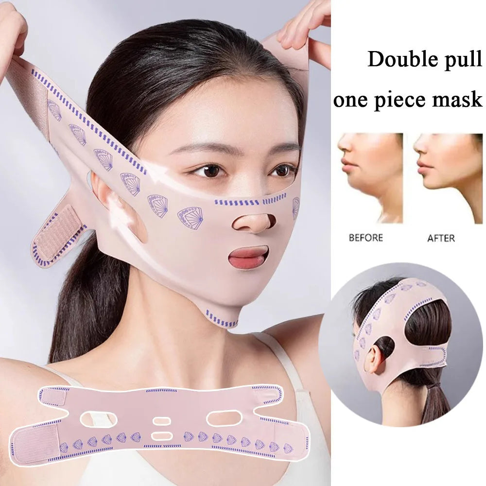 1PC Face Chin Slimming Bandage V Shaper Line Lifting Mask Face Lifting Anti Wrinkle Strap Band Sleeping Mask Beauty Health Tool
