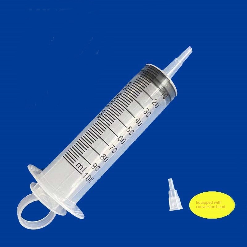 Syringe Large Large Capacity Feeder Injection Injector Plastic Syringe Stomach Tube Enema Nasal Feeding Flow Food Booster