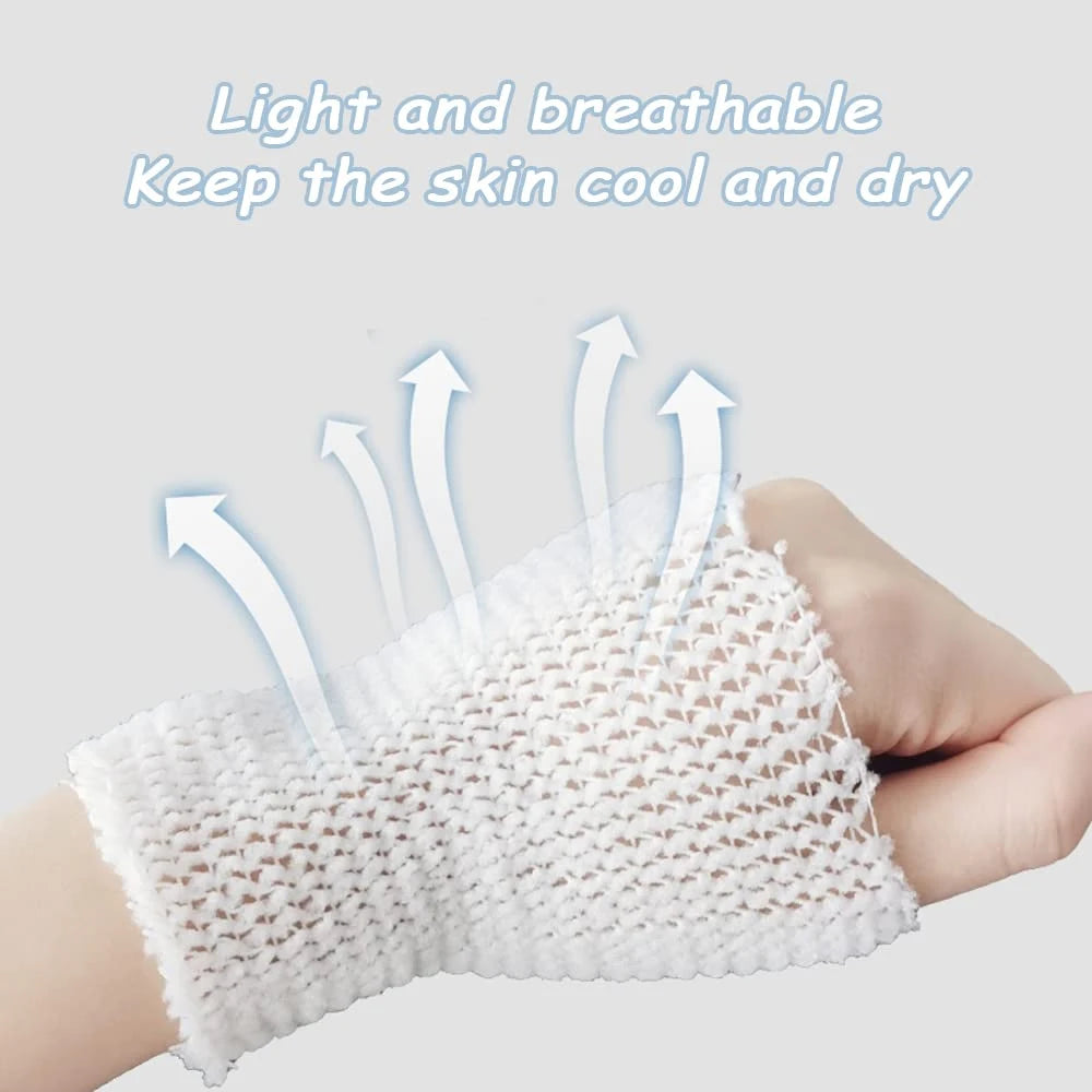 1 Roll Net Tubular Bandages Elastic Mesh Wound Dressing Tubing Gauze Breathable Fix Net Bandages Retainer Stretch Tube Bandages