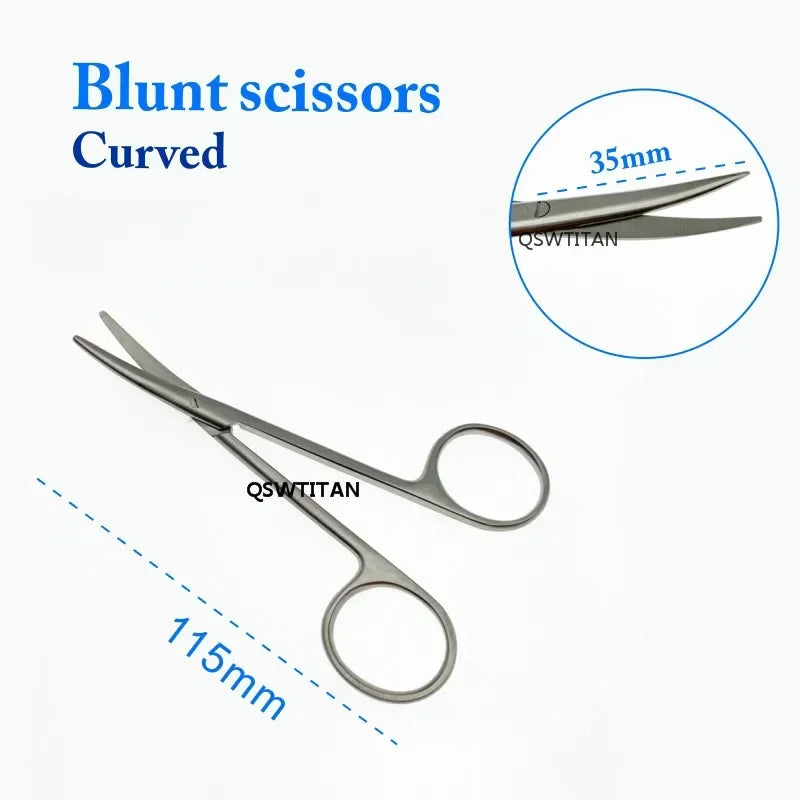 Nasal Blunt scissors Operating Nasal Department Double eyelid Surgical scissors Stainless steel