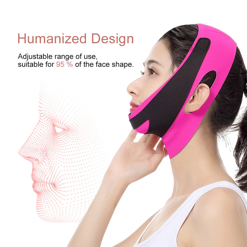 3D Face Lift Reusable Breathable Beauty Women Anti Wrinkle Facial Slimming Bandage V Shaper Full Face Lift Sleeping Mask Unisex