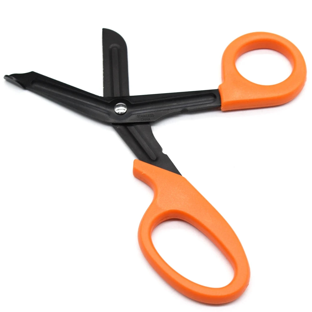 1/2 New EMT Fine Tooth Life Scissors For Emergency Medical Rescue Scissors Easy To Carry Outdoors
