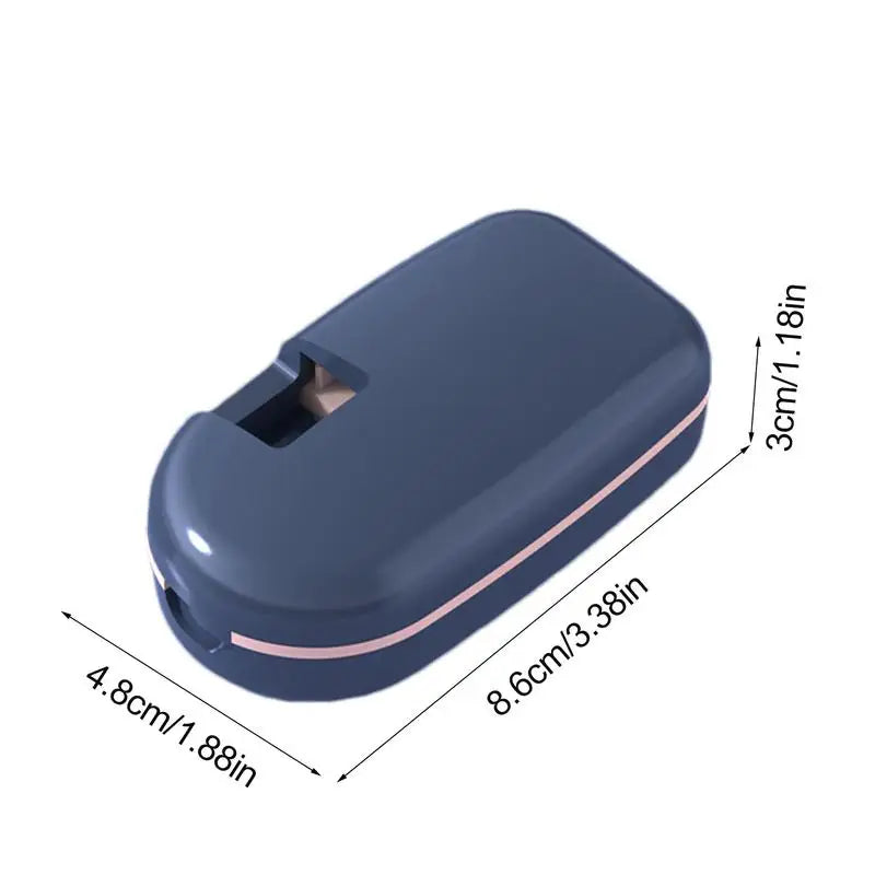Portable Medicine Cutter Precise Medicine Cutting Scissors Medicine Splitter Tablet Splitting Home Travel Portable Medicine Box