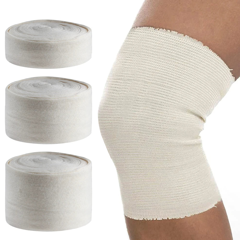 1PCS Cotton Tubular Stockinette Gauze Roll Tubular Arm Stocking Elastic Leg Stockinette Tubing Compression Tube Sleeve Bandage