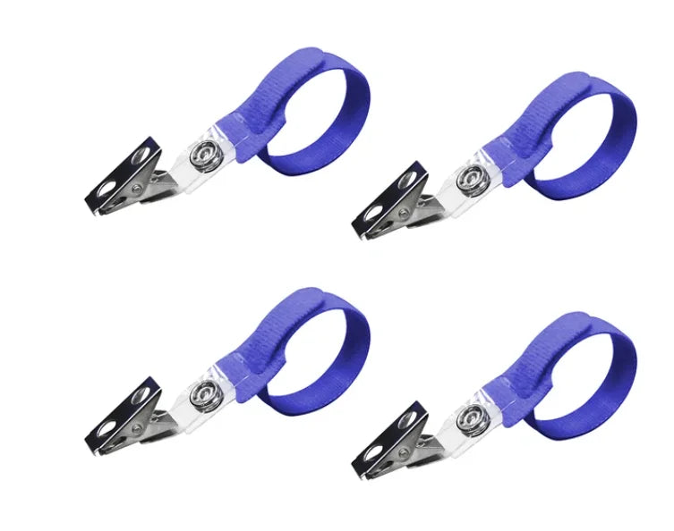 4/8/16PCS Blue CPAP Hose Holder Clip 304steel Oxygen Tube/Cannula Holder Tangle Free Tube System for Uninterrupted Sleep Therapy
