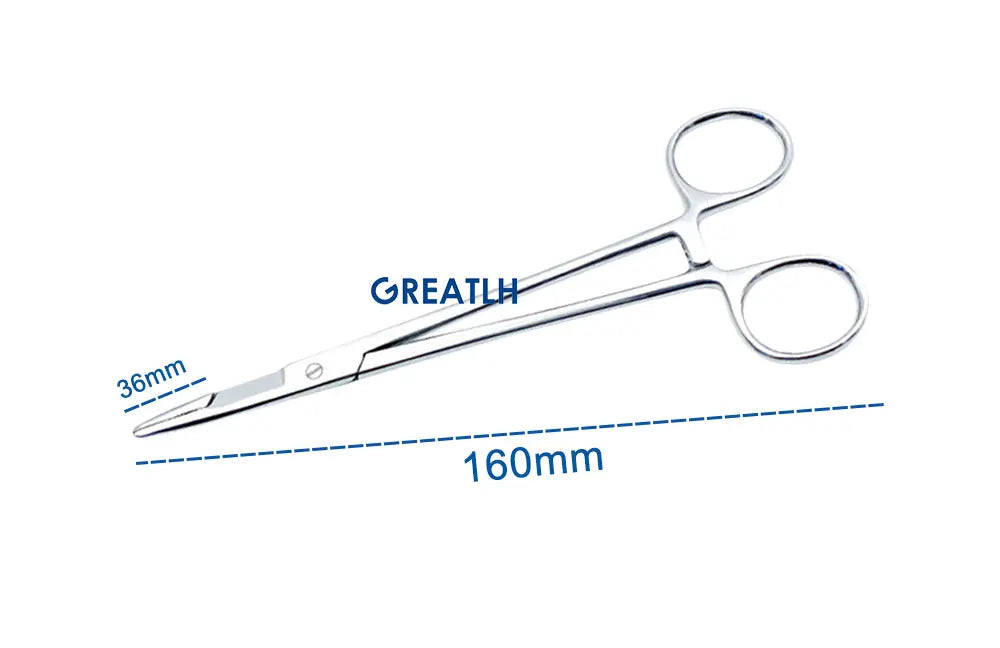 Stainless Steel Needle Holder Medical Multifunctional Needle Pliers with Scissors Dental Instrument Dental Materials