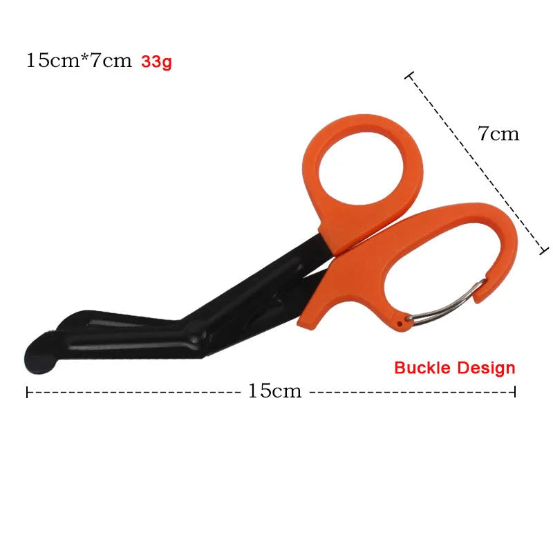Outdoor Survive Paramedic Medical Rescue Scissor Trauma Gauze IFAK Emergency First Aid Shear Nurse Utility Camp Hike Home Tijera