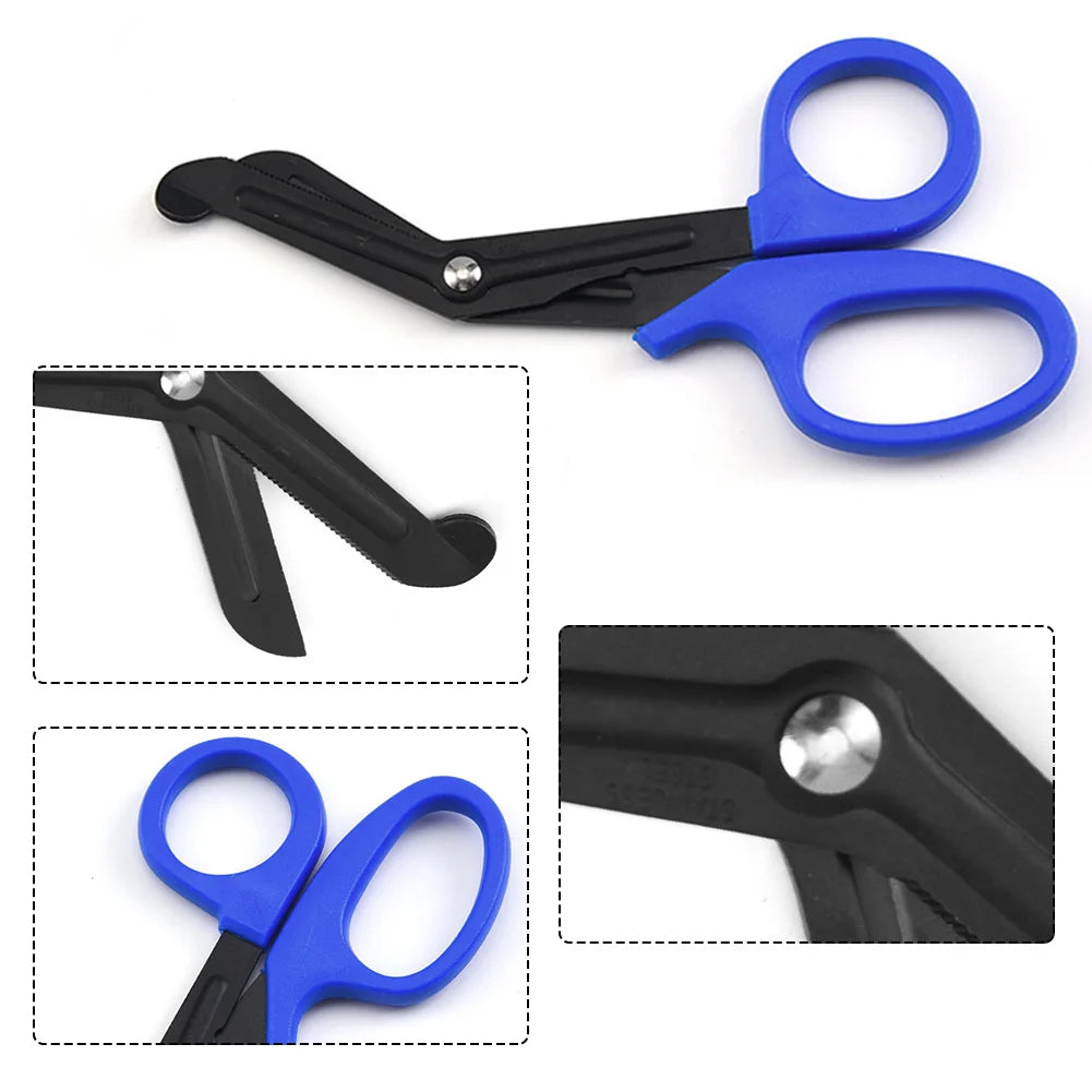 Outdoor Survive Paramedic Medical Rescue Scissor Trauma Gauze IFAK Emergency First Aid Shear Nurse Utility Camp Hike Home Tijera