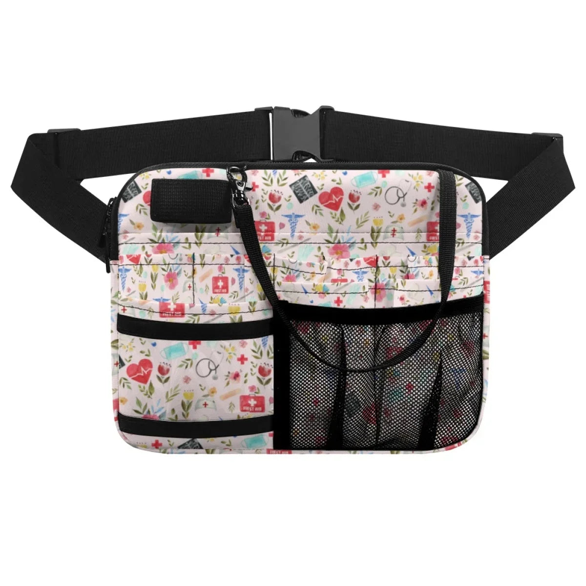 Love to Care Medical Custom Waist Bags for Stethoscopes Bandage Scissor Medical Pack Multi Pocket Nursing Belt Bags Female 2023