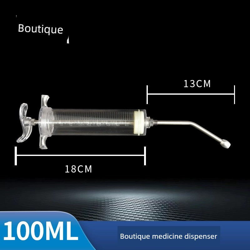 Veterinary Pig, Cattle and Sheep Copper Head Syringe PVC Steel Syringe