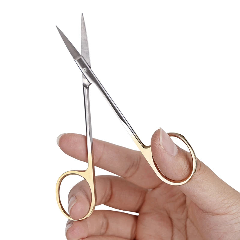 Stainless Steel Medical Dental Surgical Scissors Straight Curved Tip Hemostatic Forceps Ophthalmic Scissors Orthodontic Tools