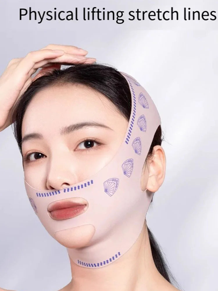 1PC Face Chin Slimming Bandage V Shaper Line Lifting Mask Face Lifting Anti Wrinkle Strap Band Sleeping Mask Beauty Health Tool
