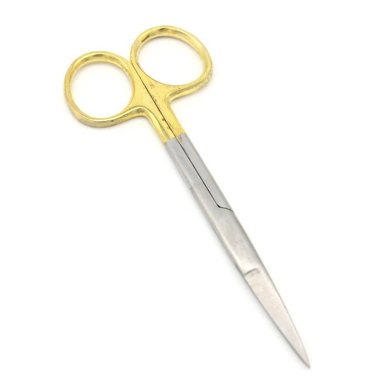 Stainless Steel Surgical Scissors Straight Curved Tip Head Forceps Medical Tools for Dental Clinic