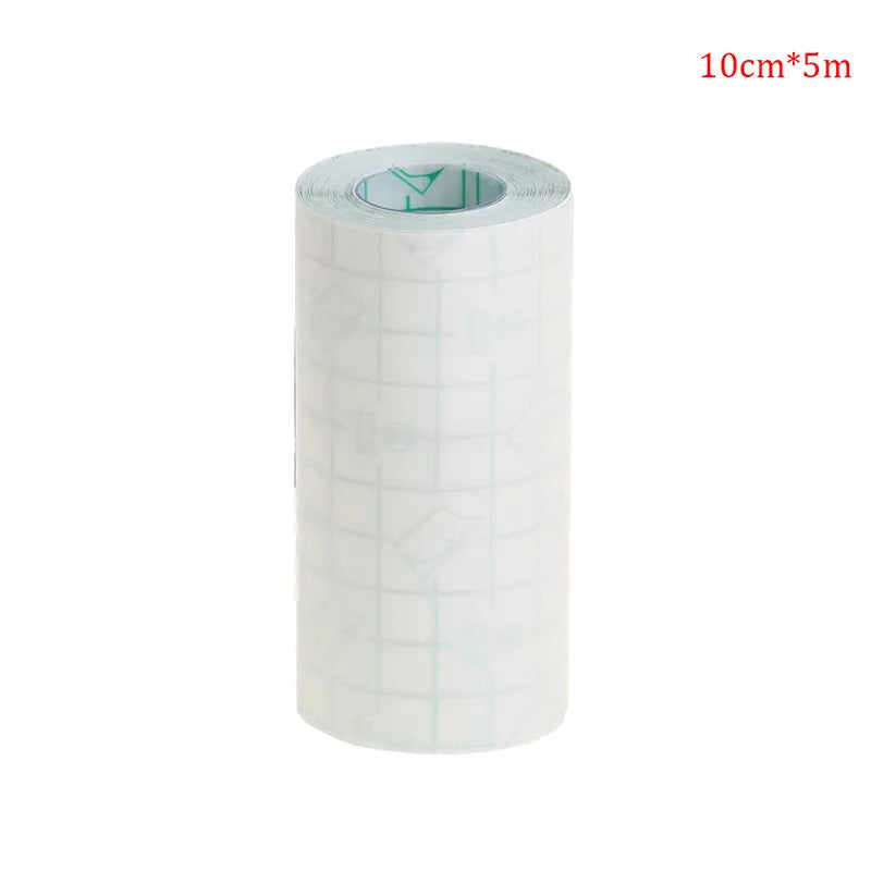 4 Sizes Pu Film Bath Waterproof Adhesive Wound Dressing Medical Fixation Tape Bandage Breathable Rolled Waterproof Patch