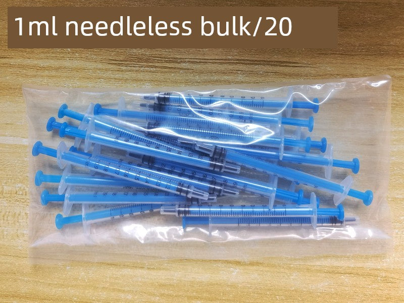 20ml Disposable Plastic Syringe Veterinary Needle Tube Industrial Syringe Glue Dispenser Pet Feeder Sub-Packaging Oil Pumping