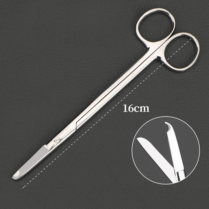 Stainless Steel Remove Suture Scissors Nurse Scissors Stitch Scissors Medical Surgical Scissors Straight/Curved 1pcs