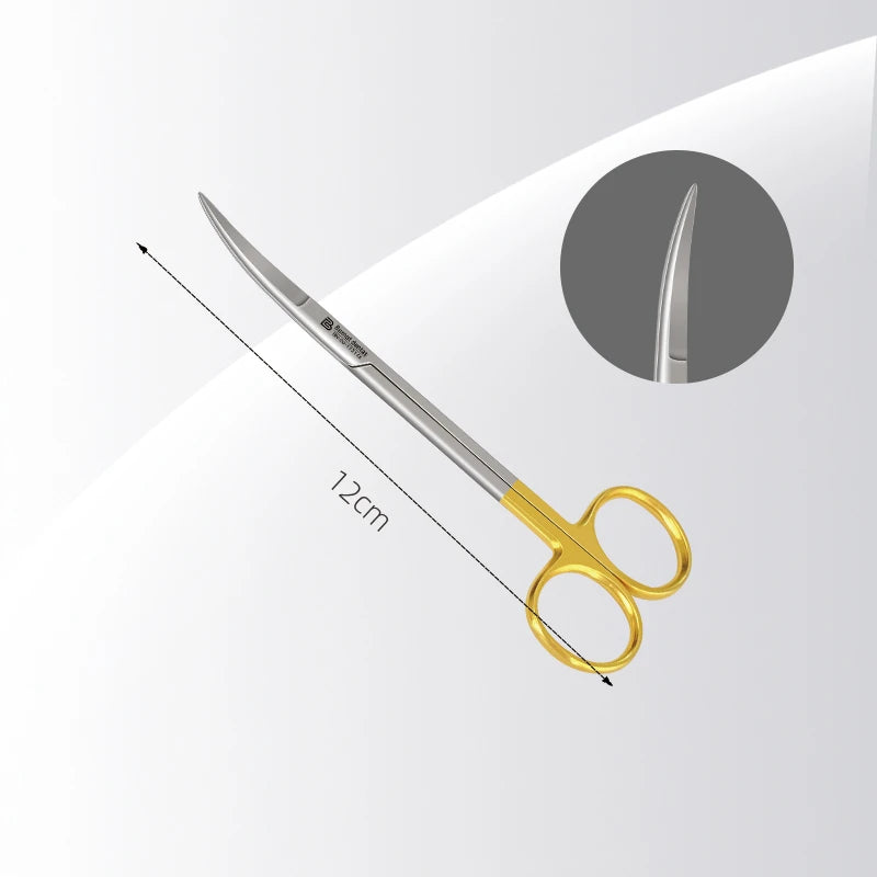 Dental Stainless Steel Straight and Curved Medical Dental Surgical Scissors Ophthalmic scissors Stainless Steel Forceps