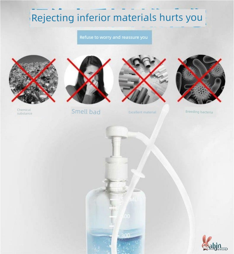 Enema Handy Gadget For Home Row Constipation Bowel Cleaner Defecation Injection Anal Cleaning Tool Vagina Flusher